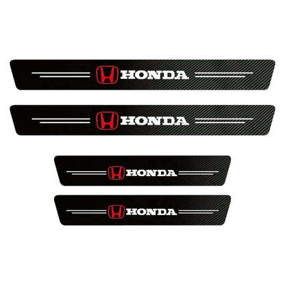 EmblazeR - Carbon Fiber Door Sill Protector 9Pcs