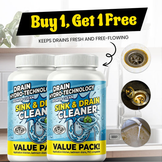 Drain Hydro Cleaner – Unclogs Sinks & Pipes in 2 Minutes🚀I Buy 1 Get 1 Free🔥
