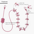 Retractable and Portable Clothesline