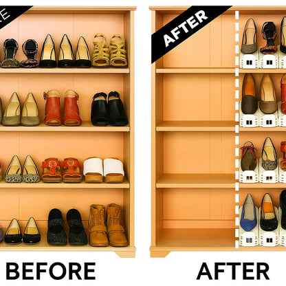 Space Saver Shoe Slots