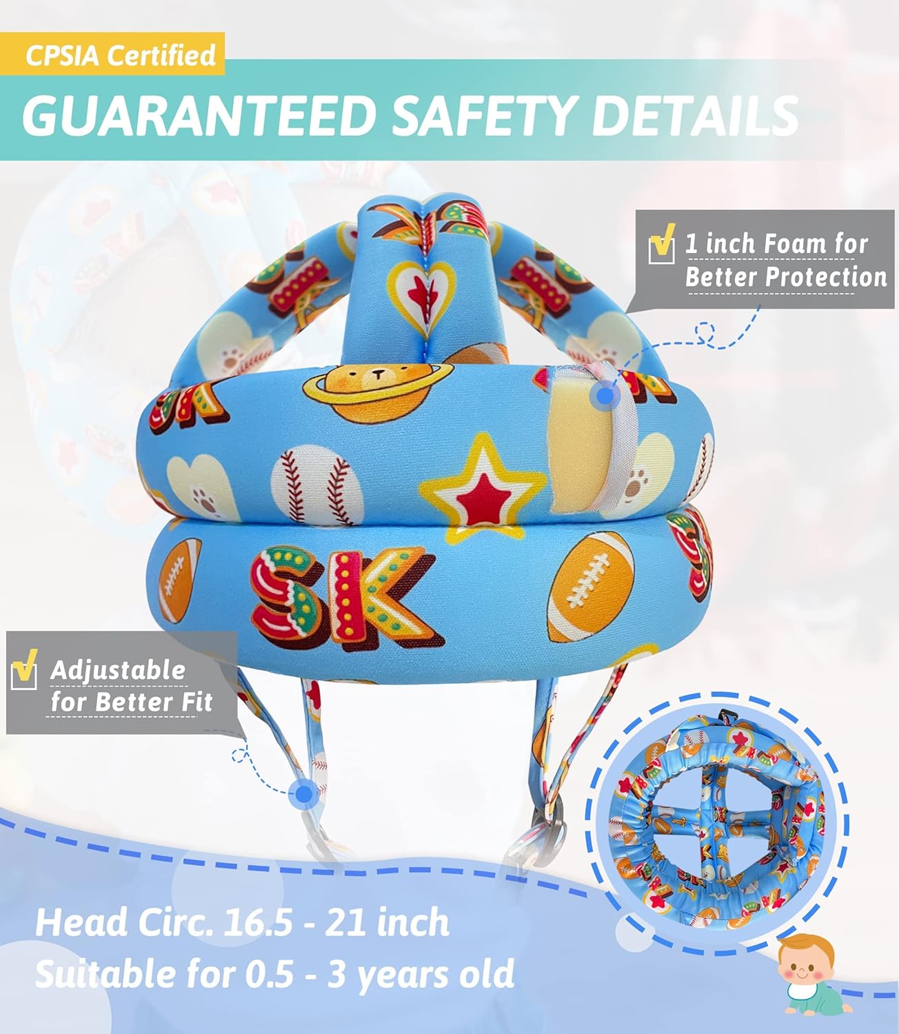 Baby 360° Head Protector | BUY1 GET1 FREE