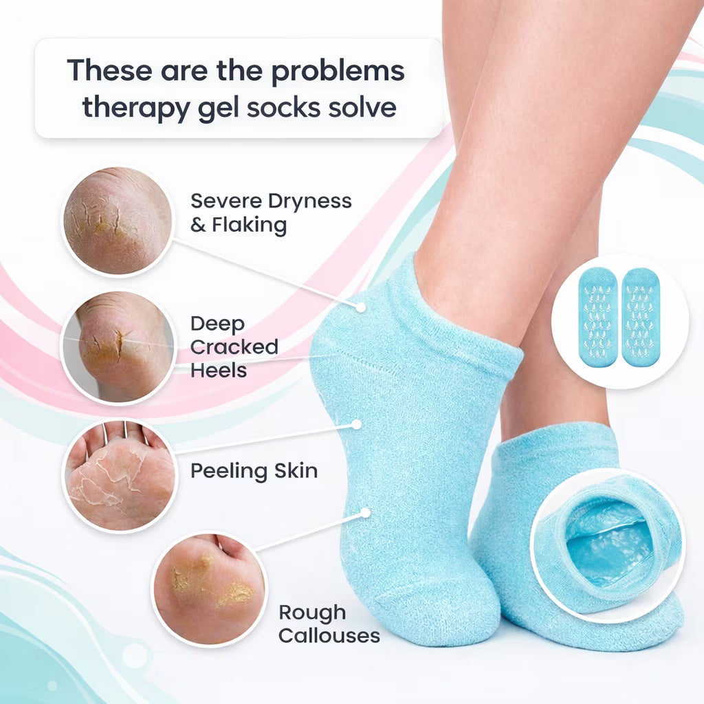 Healing Therapy Gel Socks✨ | Buy One Get One Free 🔥| Adjustable Size