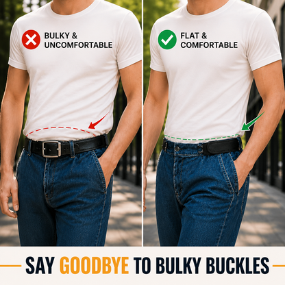 U - Belt | Buckleless - Easy Wear, Secure Hold | 60% off 🔥