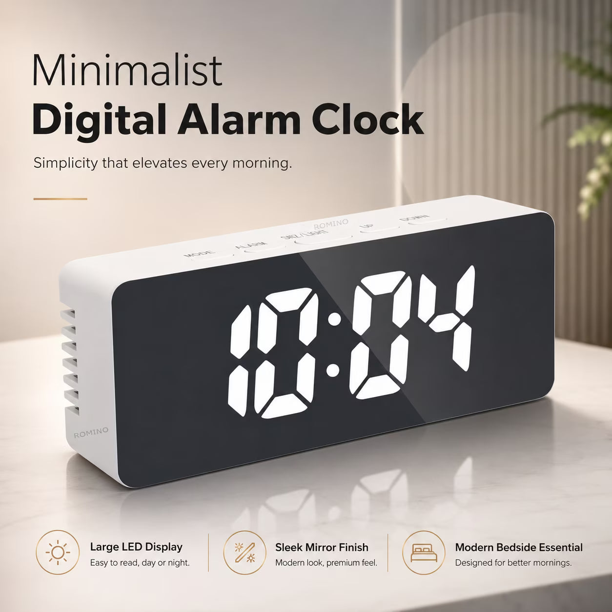 Digital Alarm Clock for Heavy Sleepers