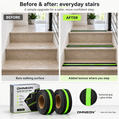 Anti Slip Tape | Glow-in-the-Dark | 35ft Length | ✨ BUY 1 GET 1 FREE!!