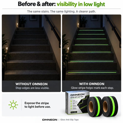 Anti Slip Tape | Glow-in-the-Dark | 35ft Length | ✨ BUY 1 GET 1 FREE!!
