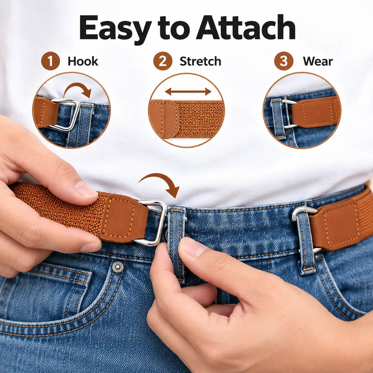 FlexiFit Belt | Fit and Flexible Design with Premium Look | Buy 1 Get 1 Free⭐