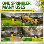 🏡BUY 1 GET 1 FREE✨360° Rotation Auto Irrigation System Garden Lawn Sprinkler Patio