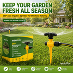 🏡BUY 1 GET 1 FREE✨360° Rotation Auto Irrigation System Garden Lawn Sprinkler Patio