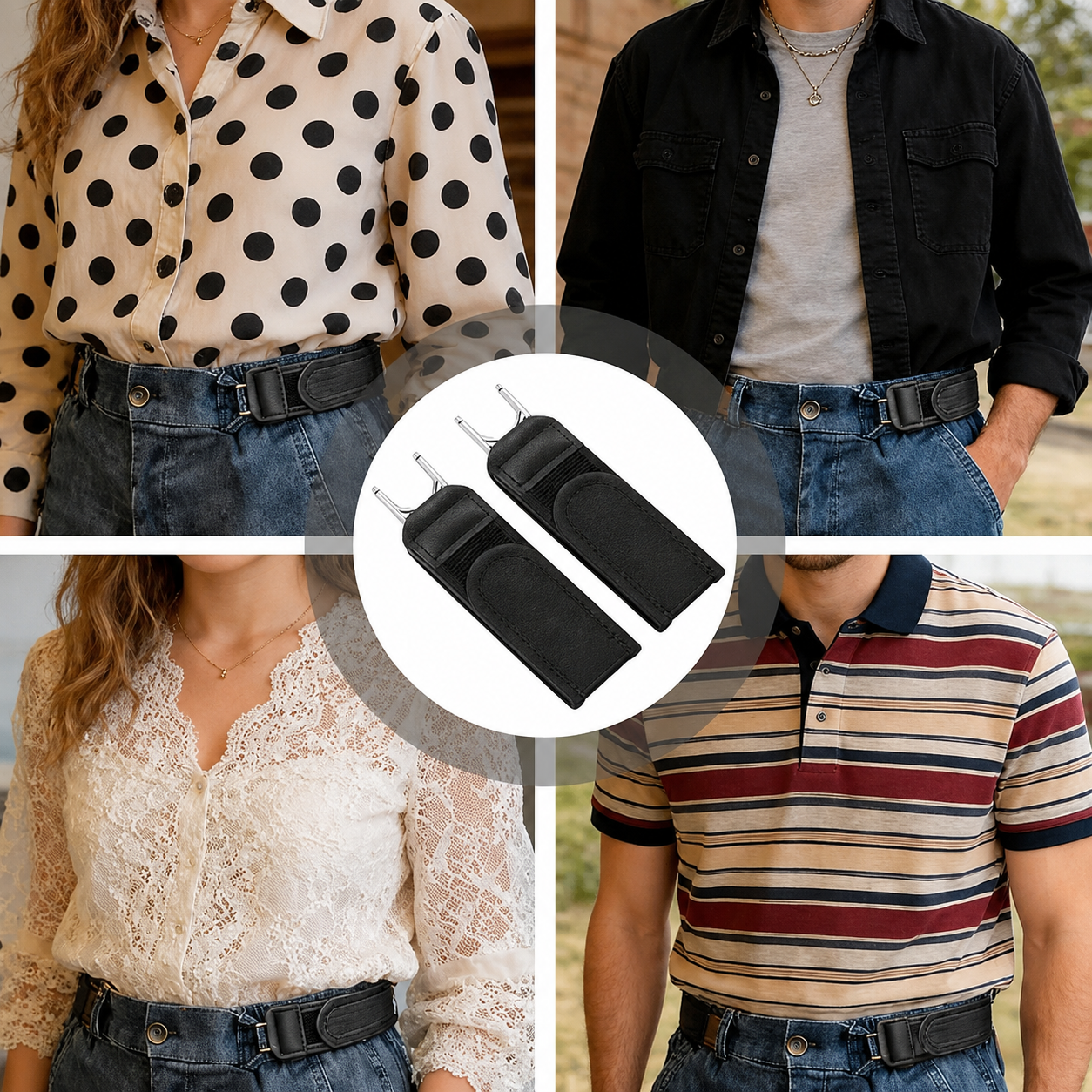 U - Belt | Buckleless - Easy Wear, Secure Hold | 60% off 🔥
