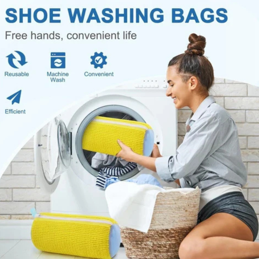 Shoe Washing Bag - Microfiber Cleaning Bag