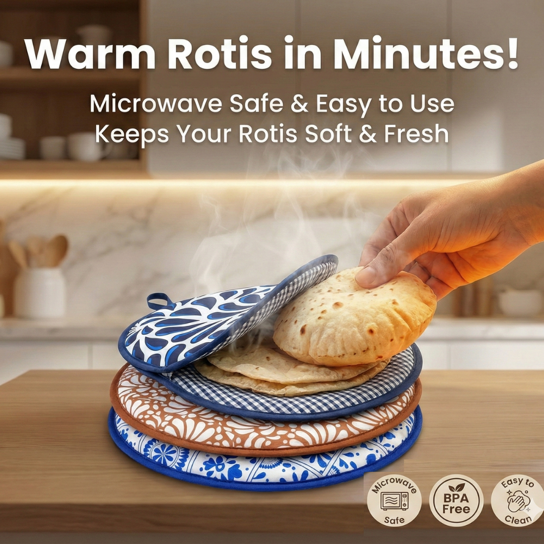 Microwavable Roti Warmer | Buy 1 Get 2 FREE