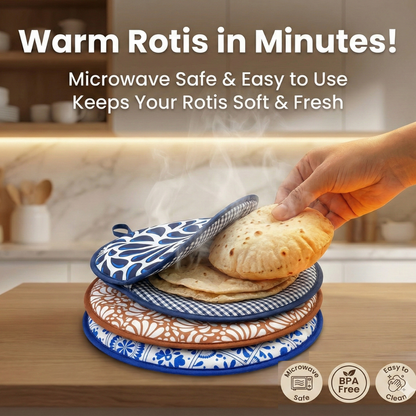 Microwavable Roti Warmer | Buy 1 Get 2 FREE