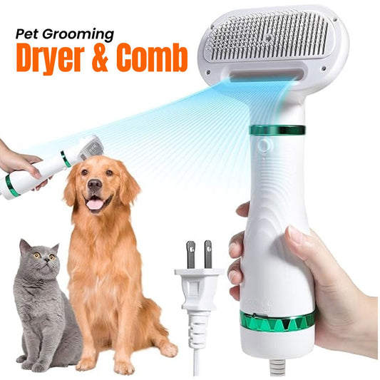 2-in-1 Pet Hair Dryer & Brush | 60% OFF
