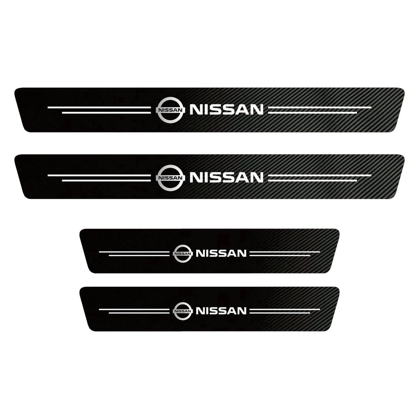 EmblazeR - Carbon Fiber Door Sill Protector 9Pcs