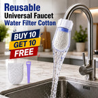 Reusable Faucet Water Filter | Cotton Tap Refills | Buy 10 Get 10 Free🔥