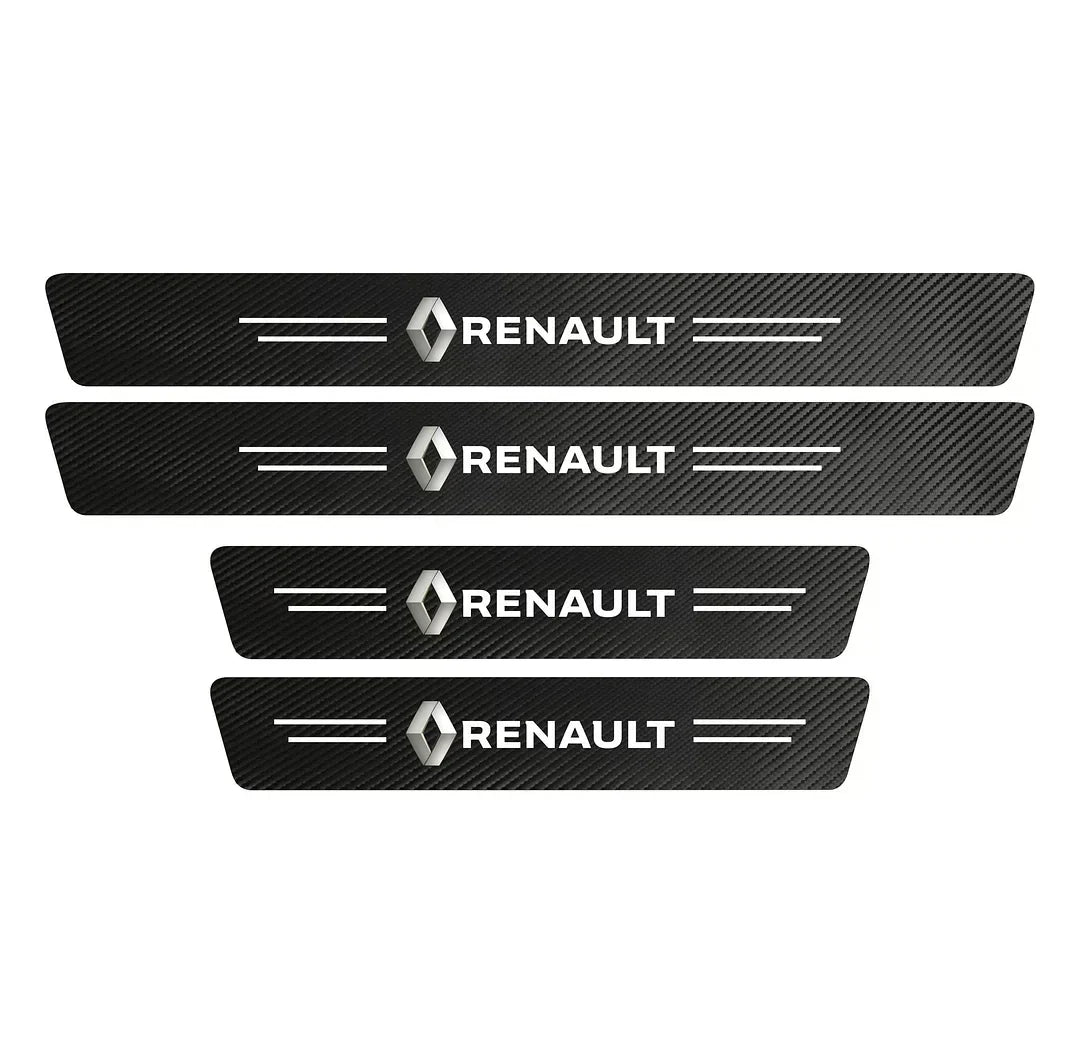 EmblazeR - Carbon Fiber Door Sill Protector 9Pcs