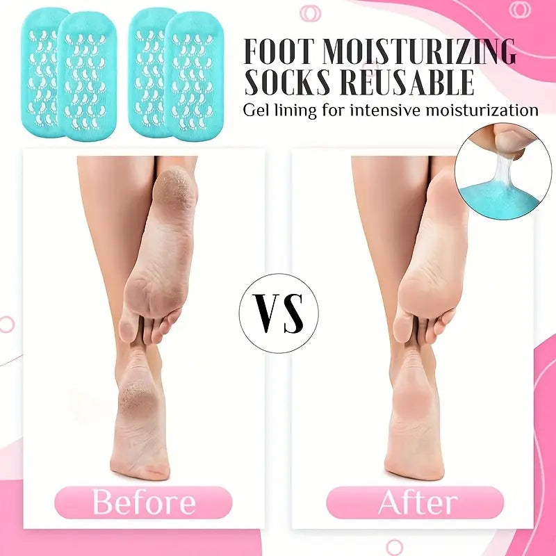 Hydrate & Relax Socks ~ Buy 1 Get 1 Free 🔥| FREE FOOT MOISTURIZER only for Today🔥