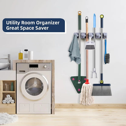 5 Slot Broom Holder