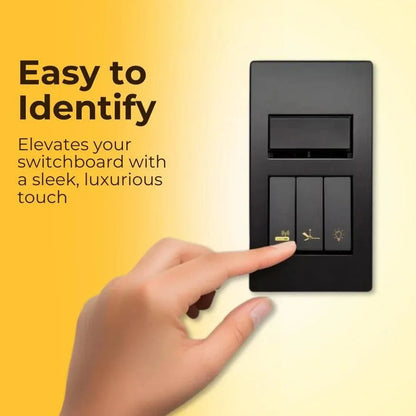Gold Switch Board Stickers